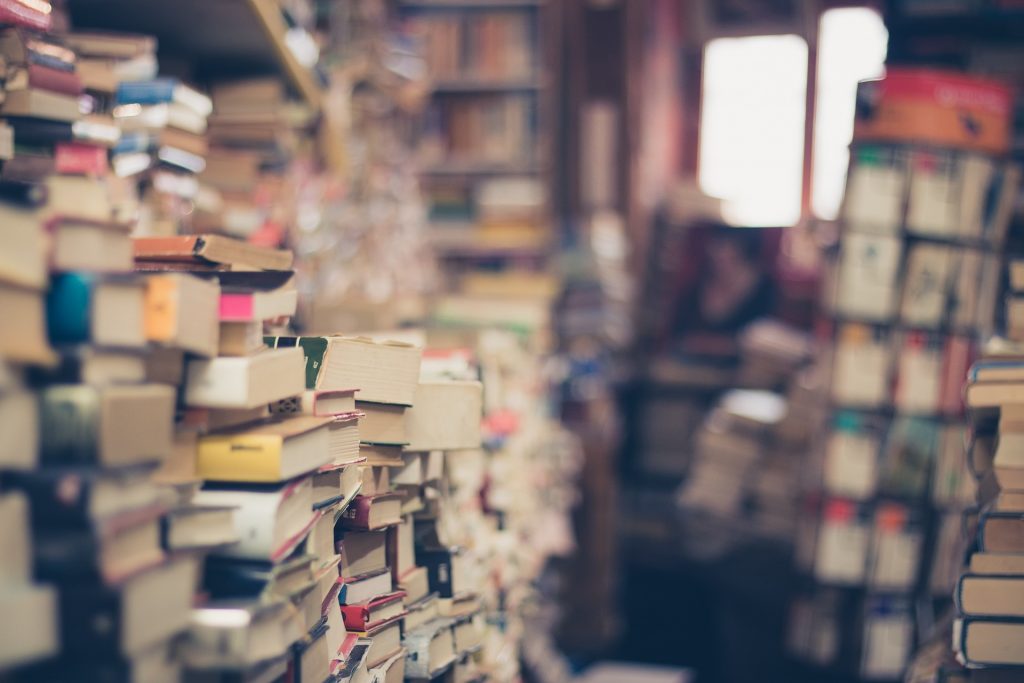 Oude boeken ophalen